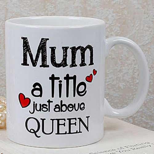 Personalized Queen Mom Mug